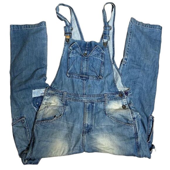 VTG Uskees Denim Overalls Men’s 30x31 - Picture 2 of 3